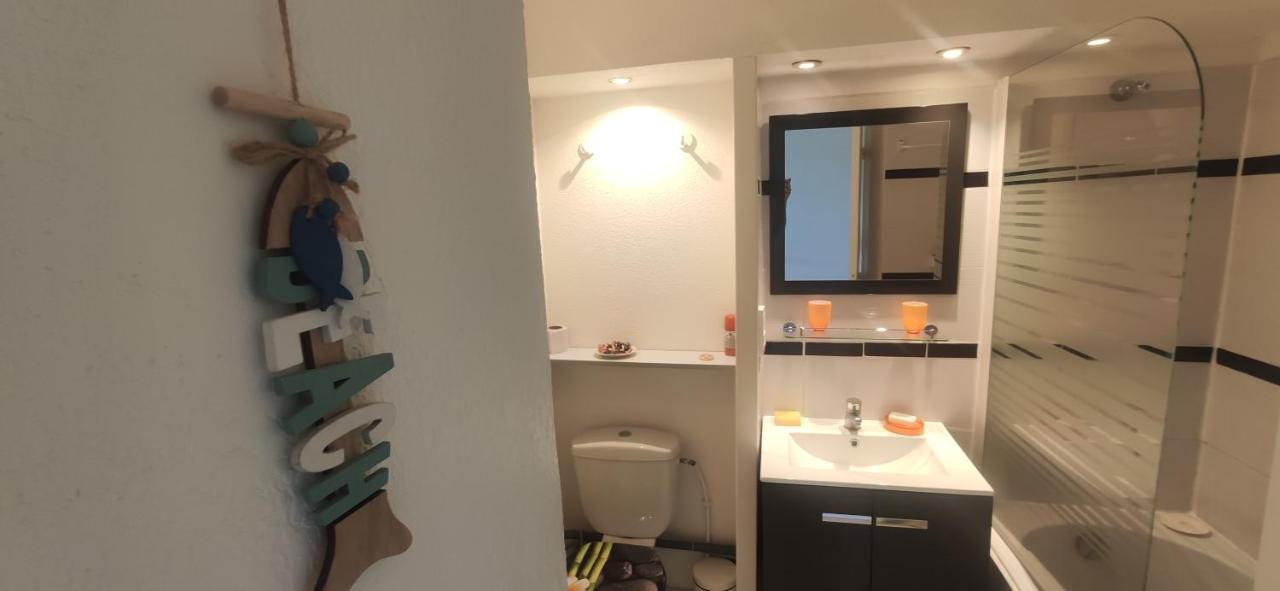 Cap Esterel T2 1ch 4-5p Rez-de-Jardin Vue Mer, Piscine, Parking et Ménage inclus, WIFI gratuit Saint-Raphaël Buitenkant foto